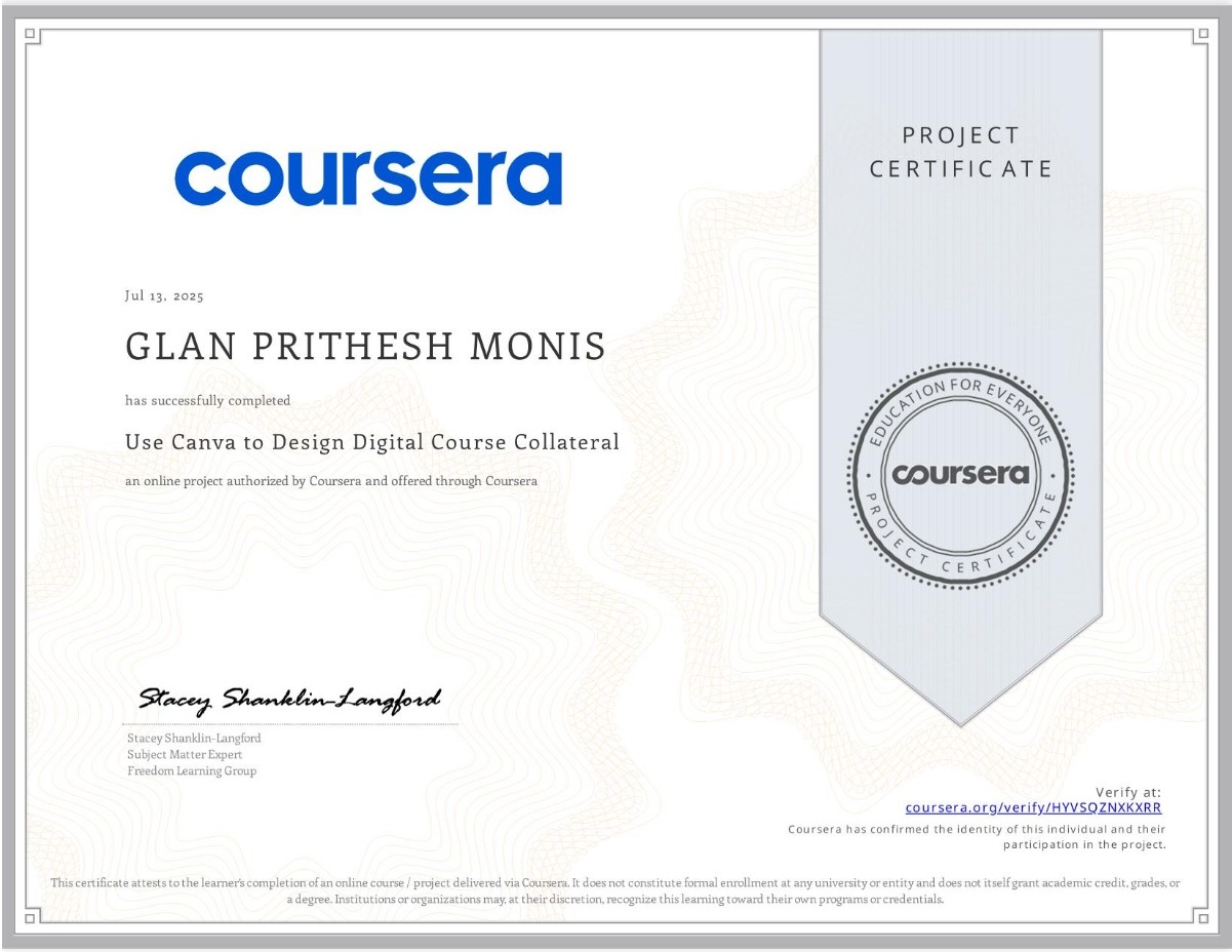 Canva Certificate
