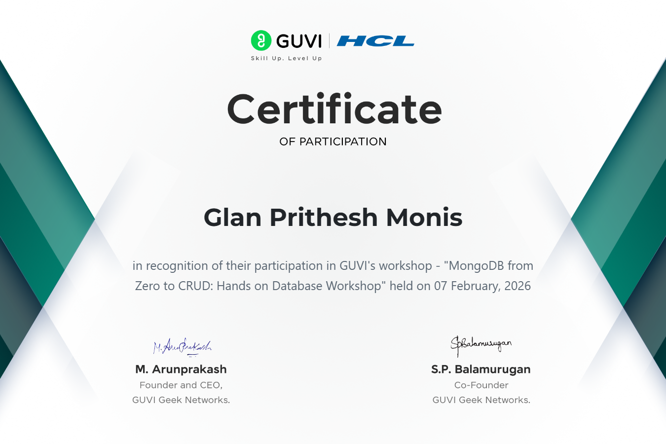 MongoDB Certificate